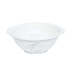 SANADA- Rổ nhựa màu trắng 24cm