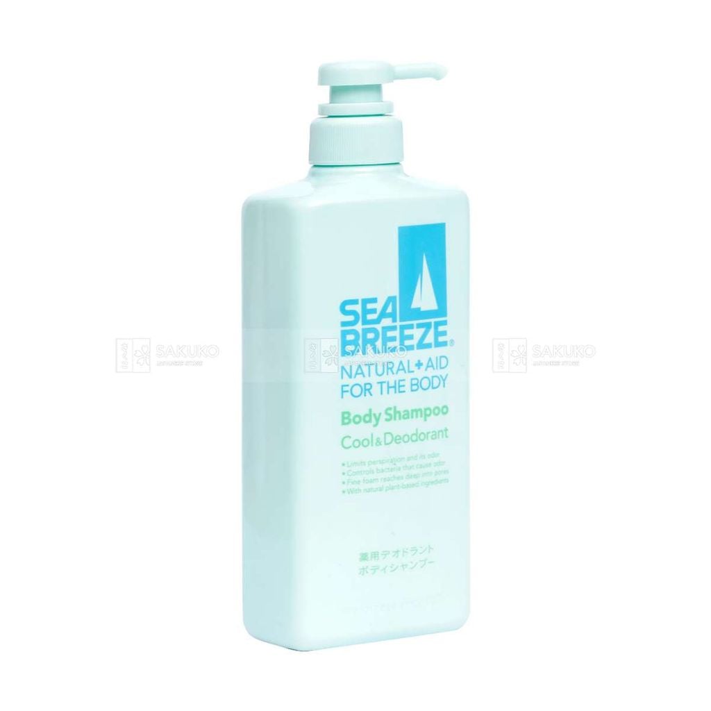 SEA BREEZE- Sữa tắm khử mùi mát lạnh Cool & Deo (600ml)