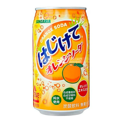 SANGARIA- Nước soda cam có ga 350g