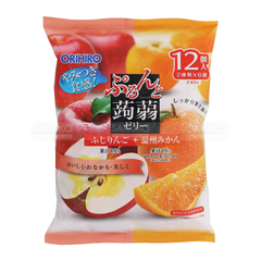 ORIHIRO- Thạch mềm vị táo và quýt 20gx12 chiếc