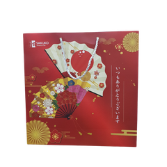 SAKUKO- Túi quà hoạ tiết quạt Nhật Bản