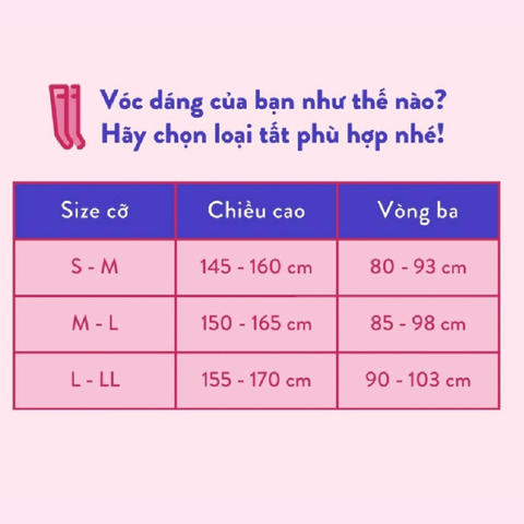 FUKUSE- Quần tất Manzoku không tưa rách ML Da sáng