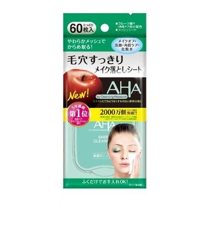 AHA- Giấy ướt tẩy trang 60 tờ