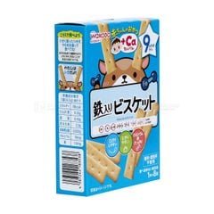 WAKODO- Bánh ăn dặm canxi và sắt 9 tháng 8 cái