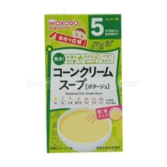 WAKODO- Bột ăn dặm súp kem vị ngô 5 tháng