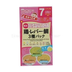 WAKODO- Bột ăn dặm vị cá, gà, rau củ 7 tháng