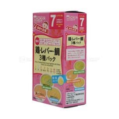 WAKODO- Bột ăn dặm vị cá, gà, rau củ 7 tháng