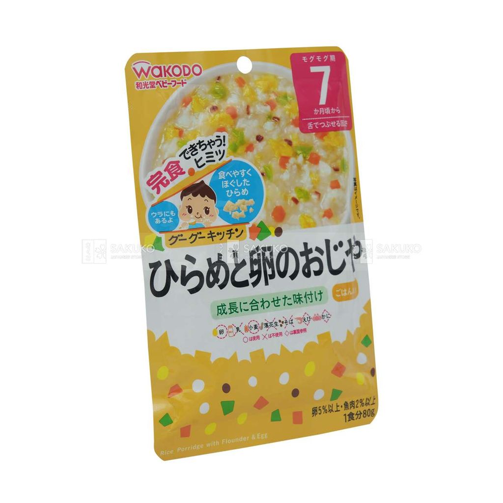 WAKODO- (IE503) Cháo trứng cho bé 7 tháng