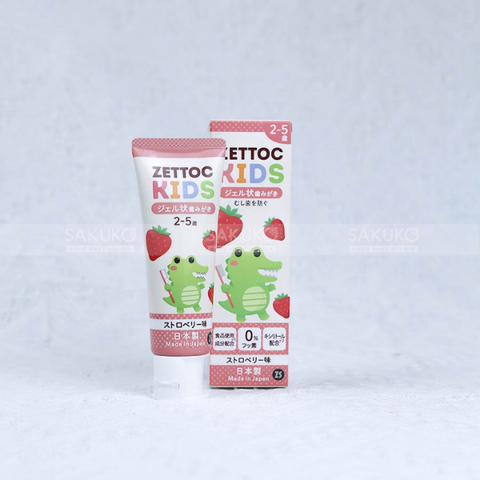 ZETTOC- Kem đánh răng trẻ em hương dâu (70g)