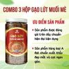 Combo 3 hộp Gạo lứt muối mè 350g