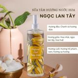  Gel sữa tắm spana perfumed herb body wash - Sữa tắm hương hoa thảo mộc spana 