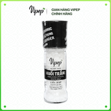Muối Trắng Himalaya Vipep Nguyên Hạt Cối Xay Hũ Thủy Tinh 120g - Gia vị Vipep
