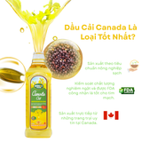 Dầu Ăn Hạt Cải Renso Canada 1L ,Tốt Cho Tim Mạch, Lành Mạnh, Tốt Cho sức khỏe, Dầu hoa cải, dầu cải