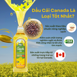 Dầu Ăn Hạt Cải Renso Canada 1L ,Tốt Cho Tim Mạch, Lành Mạnh, Tốt Cho sức khỏe, Dầu hoa cải, dầu cải