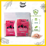 Combo Muối Hồng Hymalaya Vipep muối mỏ nhiều khoáng chất, gia vị nấu ăn, chăm sóc cơ thể, ngân chân - Gia vị Vipep