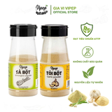 Gia vị Hành bột, Tỏi bột ăn dặm cho bé hương vị tự nhiên, dạng bột mịn tiện lợi - Gia vị Vipep