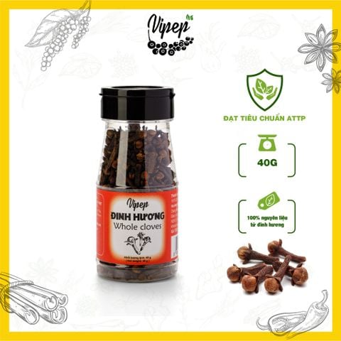 Đinh Hương Tự Nhiên Vipep Hũ Nhựa 40g