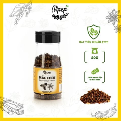 Mắc Khén Tự Nhiên Vipep Hũ Nhựa 20g