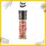 Muối Hồng Himalaya Ớt Đỏ Tự Nhiên Cối Xay Vipep Hũ Thủy Tinh 110g