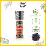 Tiêu Đen Hạt Chín Đỏ Tự Nhiên Cối Xay Vipep Hũ Thủy Tinh 55g