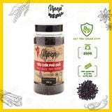 Tiêu Đen Hạt Chín Đỏ Phú Quốc Tự Nhiên Vipep Hũ Nhựa 250g