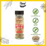 Tiêu Sọ Xay Farmers' Organic Vipep Hũ Thủy Tinh 50g