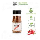 Combo cay nồng bùng vị Tiêu đen xay 50g, Gừng bột, Riềng bột, Ớt cánh 40g, Ớt bột 45g - Gia vị Vipep