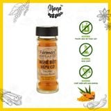 Combo Gia vị hữu cơ Vipep Farmer' Organic Nghệ bột 40g, Gừng bột 40g, Tiêu đen xay 50g