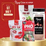 Set Quà Tết Như Ý - Hộp Quà Dinh Dưỡng Cao Cấp, Sang Trọng - Gia Vị Vipep