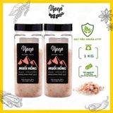 Combo 01kg Muối Hồng Himalaya xay nhuyễn Gia vị Vipep làm gia vị nấu ăn, pha chế thức uống, chăm sóc da