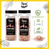 Combo Muối Hồng Hymalaya Vipep muối mỏ nhiều khoáng chất, gia vị nấu ăn, chăm sóc cơ thể, ngân chân - Gia vị Vipep