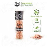 Combo muối cối xay thượng hạng, muồi hồng, muối hồng tiêu đen, muối hồng ớt đỏ - Gia vị Vipep
