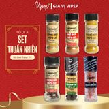 Set Quà Tết Thuần Nhiên - Hộp Quà Dinh Dưỡng Cao Cấp, Sang Trọng - Gia Vị Vipep