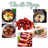 Táo Đỏ Tân Cương Tự Nhiên Vipep Túi 280g, dùng hầm, nấu, chế biến món ăn - Gia vị Vipep