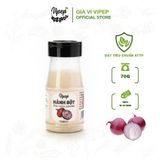 Combo 03 Gia vị ăn dặm cho bé Hành bột 70g, Tỏi bột 70g, Sả bột 40g - Gia vị nấu ăn Vipep
