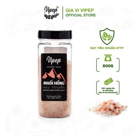 Combo Vipep, gia vị nấu phở 25g, Muồi Hồng xay 500g, Tiêu đen xay 50g, Ớt bột 45g