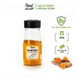 Combo Gia vị ăn dặm, nấu ăn Vipep Sả bột 40g, Ớt bột 45g, Hành bột 70g, Tỏi bột 70g, Nghệ bột 35g