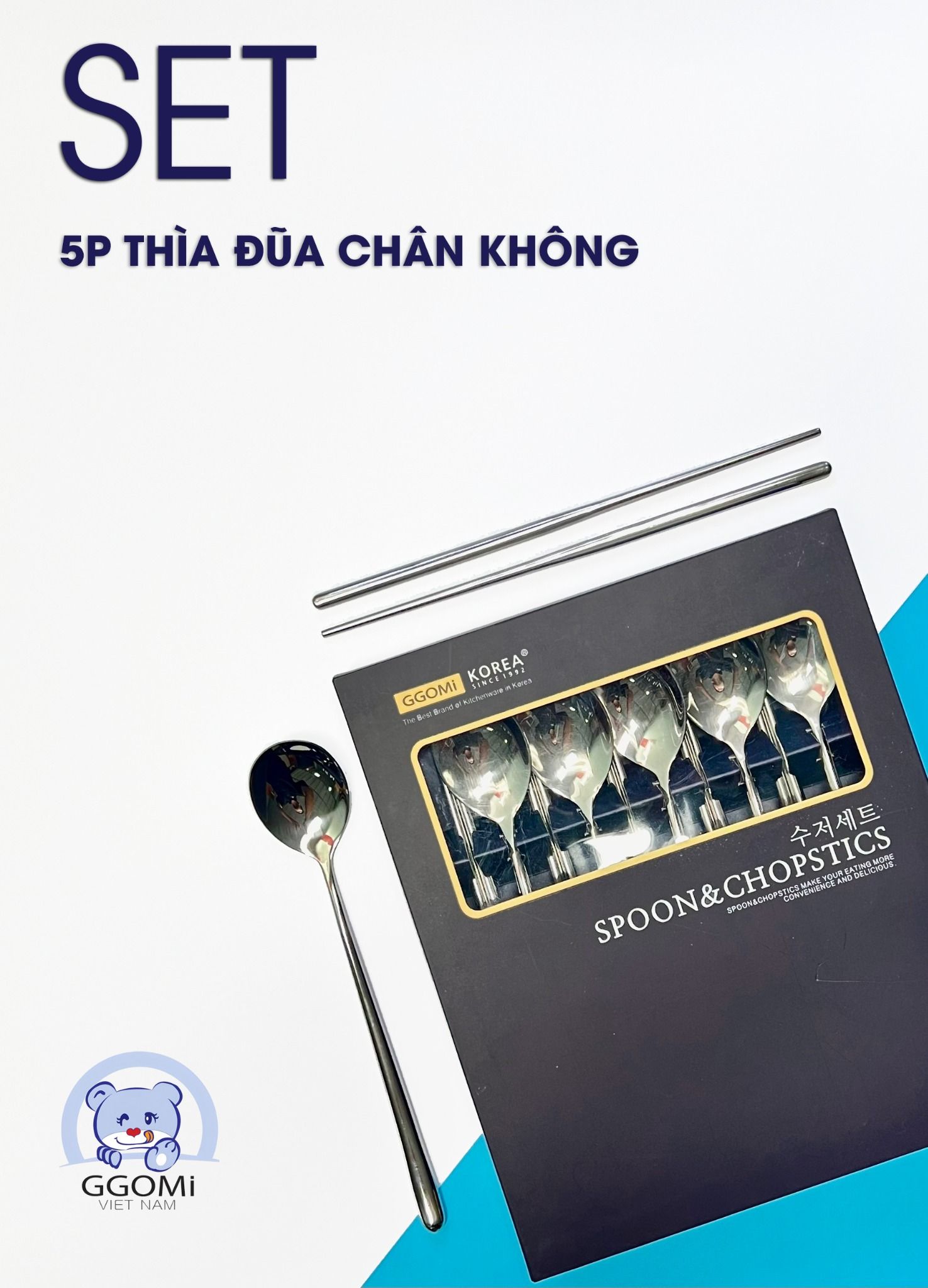 SET 5P THÌA ĐŨA CHÂN KHÔNG
