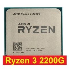 CPU AMD Ryzen 3 2200G (3.5GHz Up to 3.7GHz, AM4, 4 Cores 4 Threads)Tray 2ND