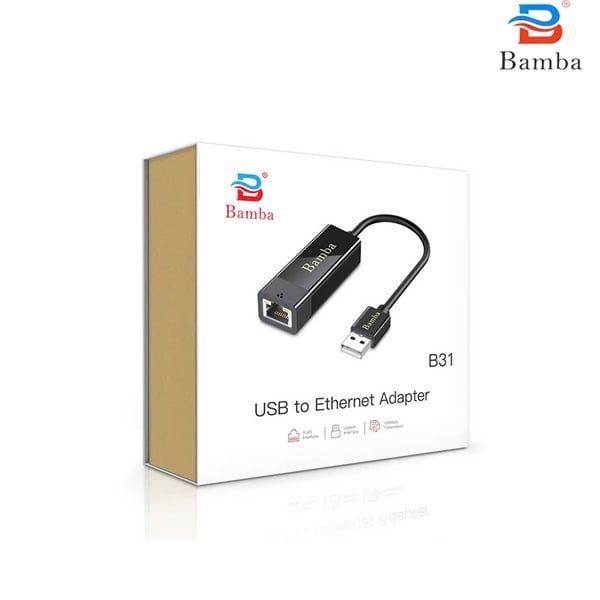 Usb 2.0 – Lan (Rj45) Bamba B31 (Tốc độ 100Mb) Mới