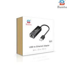 Usb 2.0 – Lan (Rj45) Bamba B31 (Tốc độ 100Mb) Mới