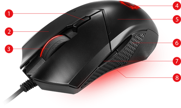 Chuột MSI Clutch GM08