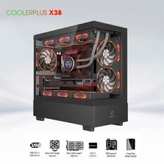 Thùng Case Coolerplus CPC-X38B Đen Mới