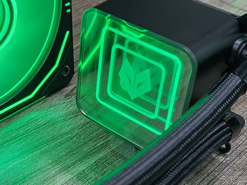 Tản nhiệt nước Coolmoon Glacier 240 ARGB - Đen Mới