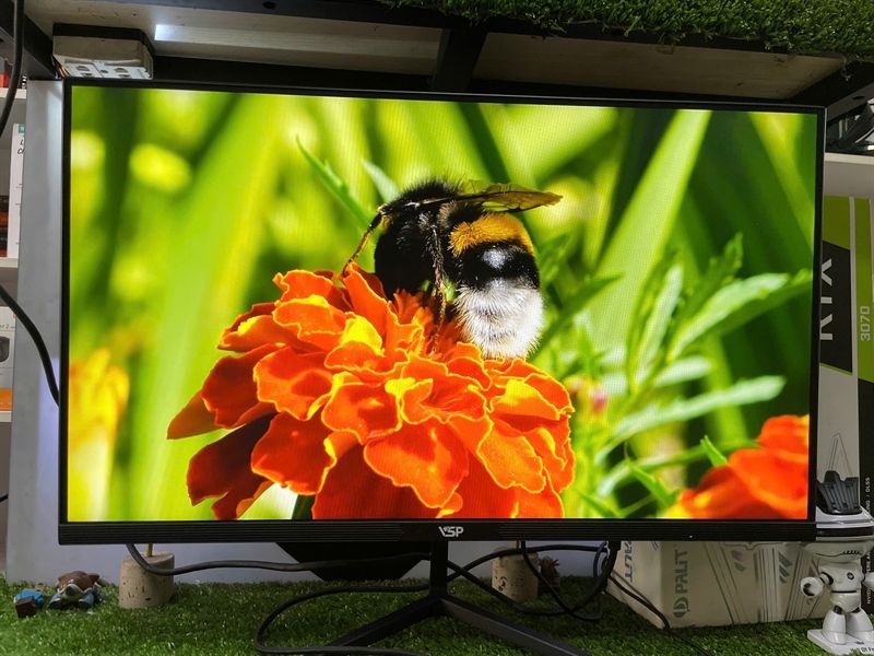 Màn hình VSP VC241i | 23.8 inch, Full HD, IPS, 75Hz, 5ms, phẳng, đen BH 2026