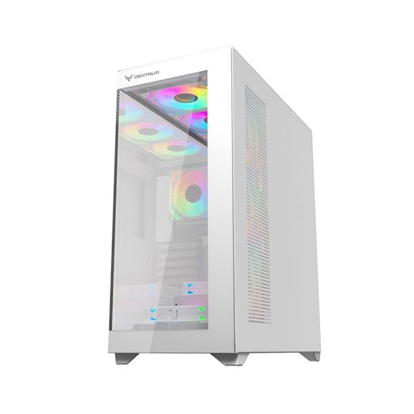 Thùng máy Case Centaur NOVA Trắng, Không Fan (ATX/Mid Tower/Màu Trắng) Mới