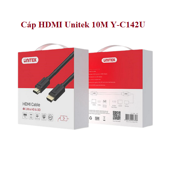 Dây Tín Hiệu UNITEK Y-C142U 4K HDMI 10m Mới