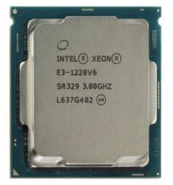 CPU Xeon E3 - 1220V6 (3.50Ghz, 8M, 4 Cores 4 Threads) 2ND