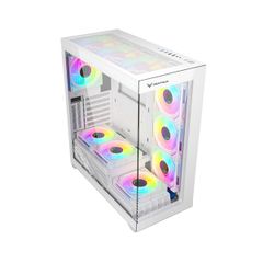 Thùng máy Case Centaur NOVA Trắng, Không Fan (ATX/Mid Tower/Màu Trắng) Mới