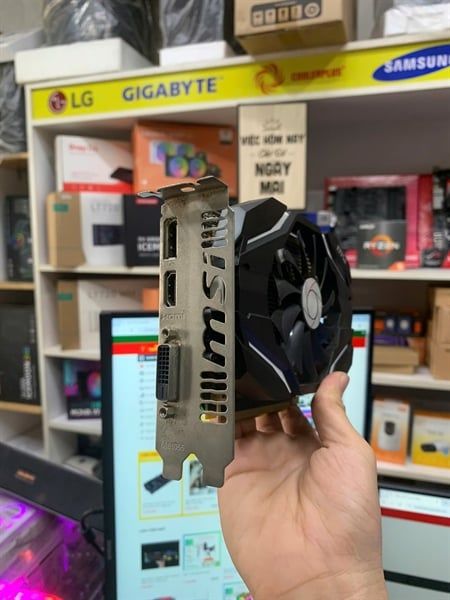 Card Màn Hình Ndivia VGA Msi GTX 1050Ti-4GB 1FAN 2ND
